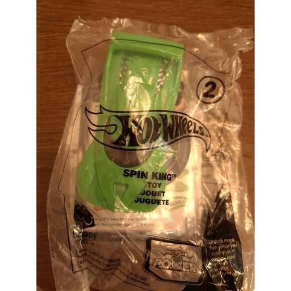 BUNDLE ONLY Mcdonald's Hot Wheels Spin King Green Car Stickers  Happy Meal New - Picture 1 of 2